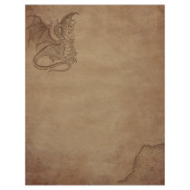 Aged paper - Dragon Custom Letterhead