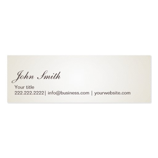 Aged Paper Grapes Winery Mini Business Card (back side)