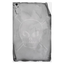 AGED PARCHMENT WITH SKULL Stationery