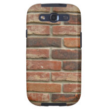 Aged Red Brick Wall Texture Galaxy S3 Cases