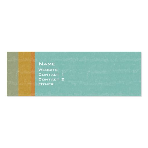 Aged Retro Business Card Template