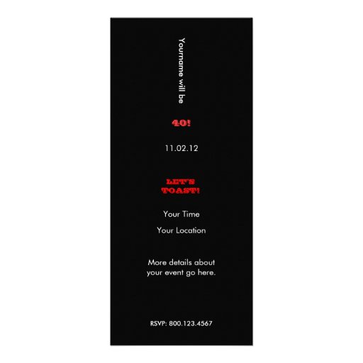 Aged to Perfection Birthday Party Invitation