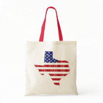 AGED US FLAG TEXAS BAG
