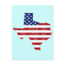 AGED US FLAG TEXAS POSTCARDS