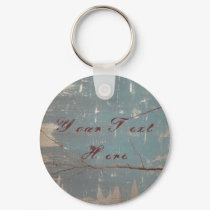 Aged Winter Customize Keychain