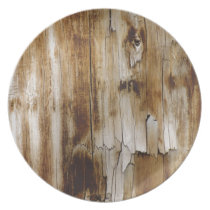 Aged Wood plates