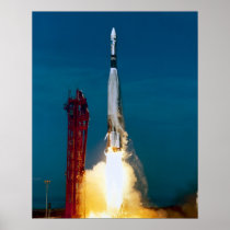 Agena Target Vehicle Launch as part of Gemini 12 Print