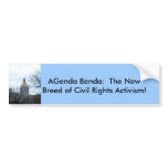 AGenda Benda Bumper Sticker GA Capitol Bldg