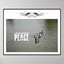 Agent of Peace Custom Poster