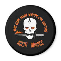 Agent Orange The Gift DARK magnets by Best_Military_Gear Agent Orange The Gift DARK magnets