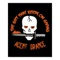 Agent Orange The Gift DARK posters by Best_Military_Gear Agent Orange The Gift DARK posters