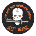 Agent Orange The Gift DARK stickers by Best_Military_Gear Agent Orange The Gift DARK stickers