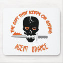 Agent Orange The Gift LIGHT mousepads by Best_Military_Gear Agent Orange The Gift LIGHT mousepads