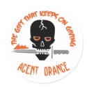 Agent Orange The Gift LIGHT stickers by Best_Military_Gear Agent Orange The Gift LIGHT stickers