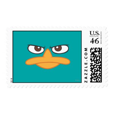 Agent P Face stamps
