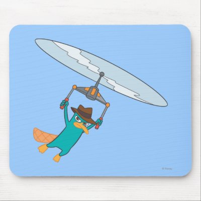 Agent P Flying mousepads
