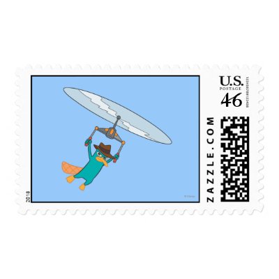 Agent P Flying stamps