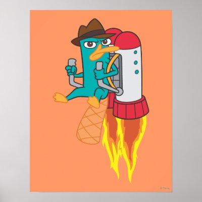 Agent P Rocket Pack posters