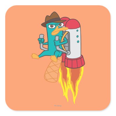 Agent P Rocket Pack stickers