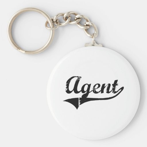 Agent Professional Job Keychains