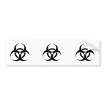 Agents In Red Biohazard Style Bumper Sticker bumper stickers by gamer14 Agents In Red Biohazard Style Bumper Sticker bumper stickers