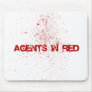Agents In Red Bloody Style Mousepad