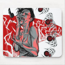 Agents In Red Spider/Music Style Mousepad by gamer14 Agents In Red Spider/Music Style Mousepad
