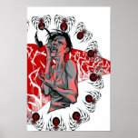Agents In Red Spider/Music Style Posters