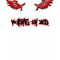 Agents In Red Wing Design Back of Hooded T-Shirt by gamer14 Agents In Red Wing Design Back of Hooded T-Shirt