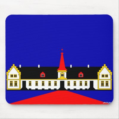 Agersboel Manor House - Art Gallery Selection Mouse Mat by lonvig
