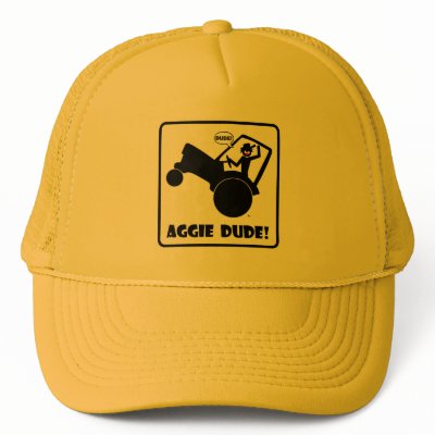AGGIE DUDE 1 MESH HAT by SCREAMNJIMMY