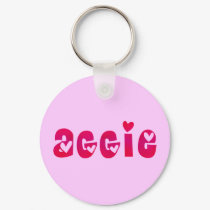 Aggie in Hearts keychains by definingyou Aggie in Hearts keychains