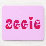 Aggie in Hearts mousepads
