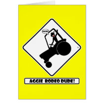 AGGIE RODEO w1 Greeting Cards