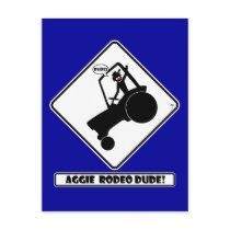 AGGIE RODEO w1 Post Card