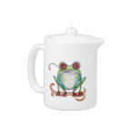 'Aggie' the red eyed frog Tea Pot