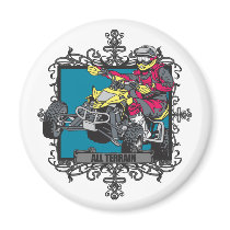 Aggressive All Terrain Refrigerator Magnets