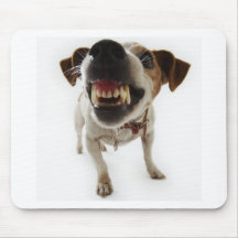 aggressive dog mousepad