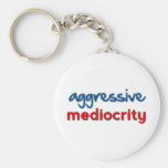 Aggressive Mediocrity Keychain