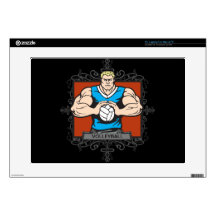 Aggressive Men's Volleyball 15" Laptop Skins