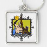 Aggressive Water Polo Key Chain