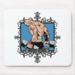 Aggressive Weight Lifting Mouse Pad