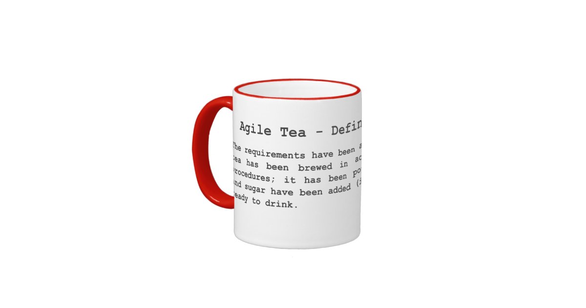 Agile Tea - Definition of Done Ringer Mug | Zazzle
