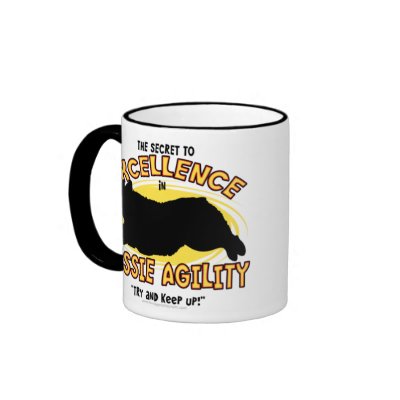 Agility Australian Shepherd Secret Mug by MenagerieMayhem