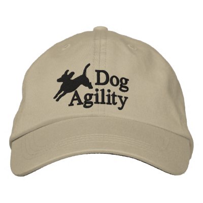 Agility Beagle Embroidered Hat by MenagerieMayhem