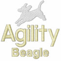 Agility Beagle embroidered shirts