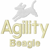 Agility Beagle embroidered shirts