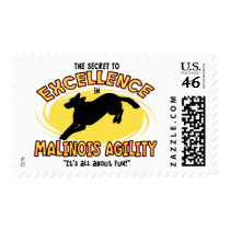 Agility Belgian Malinois Secret Postage Stamps by MenagerieMayhem Agility Belgian Malinois Secret Postage Stamps