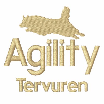 Agility Belgian Tervuren Embroidered T-Shirt Agility Belgian Tervuren Embroidered T-Shirt