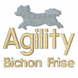 Agility Bichon Frise Embroidered Jacket embroidered shirts